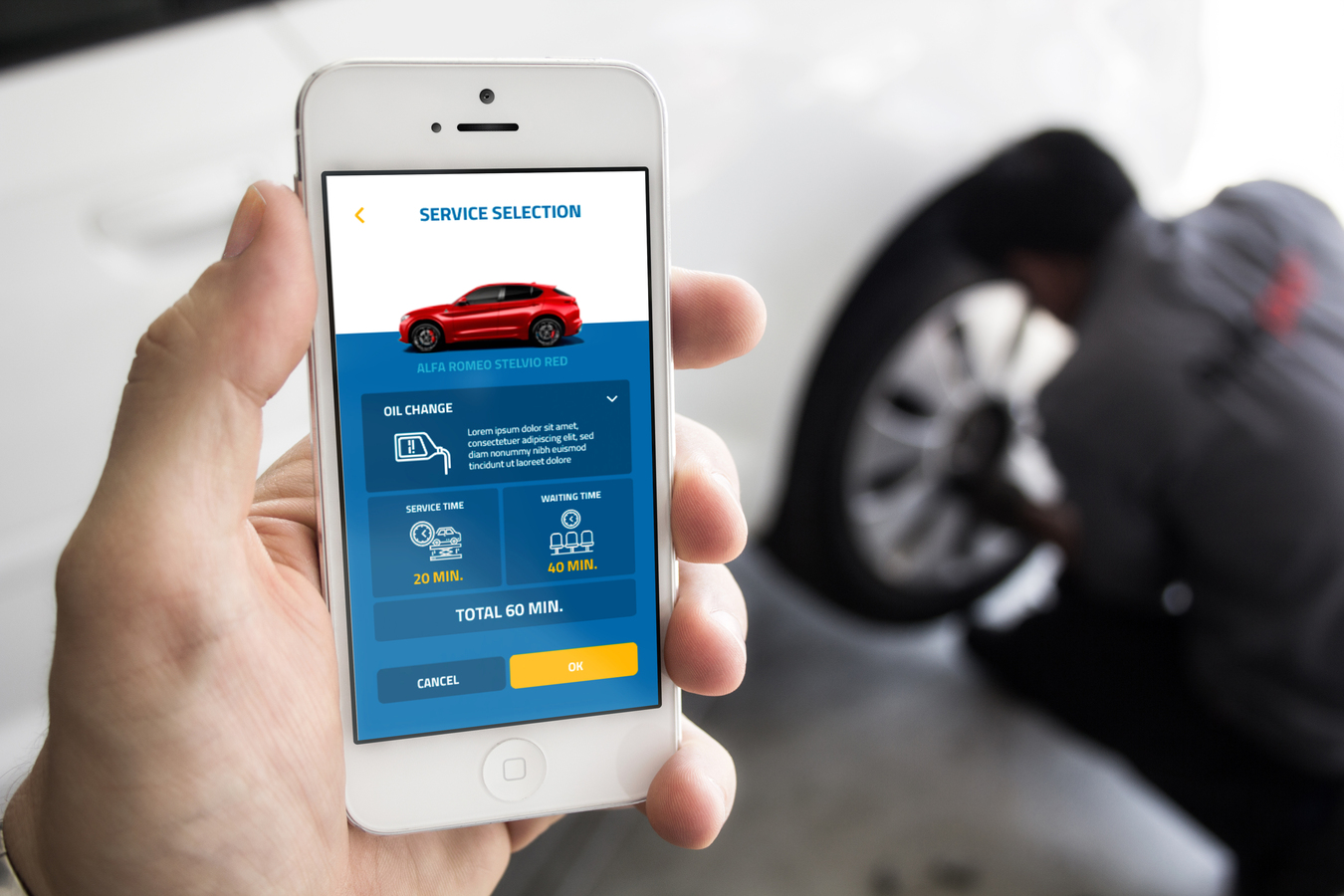 Smart system per officine di veicoli